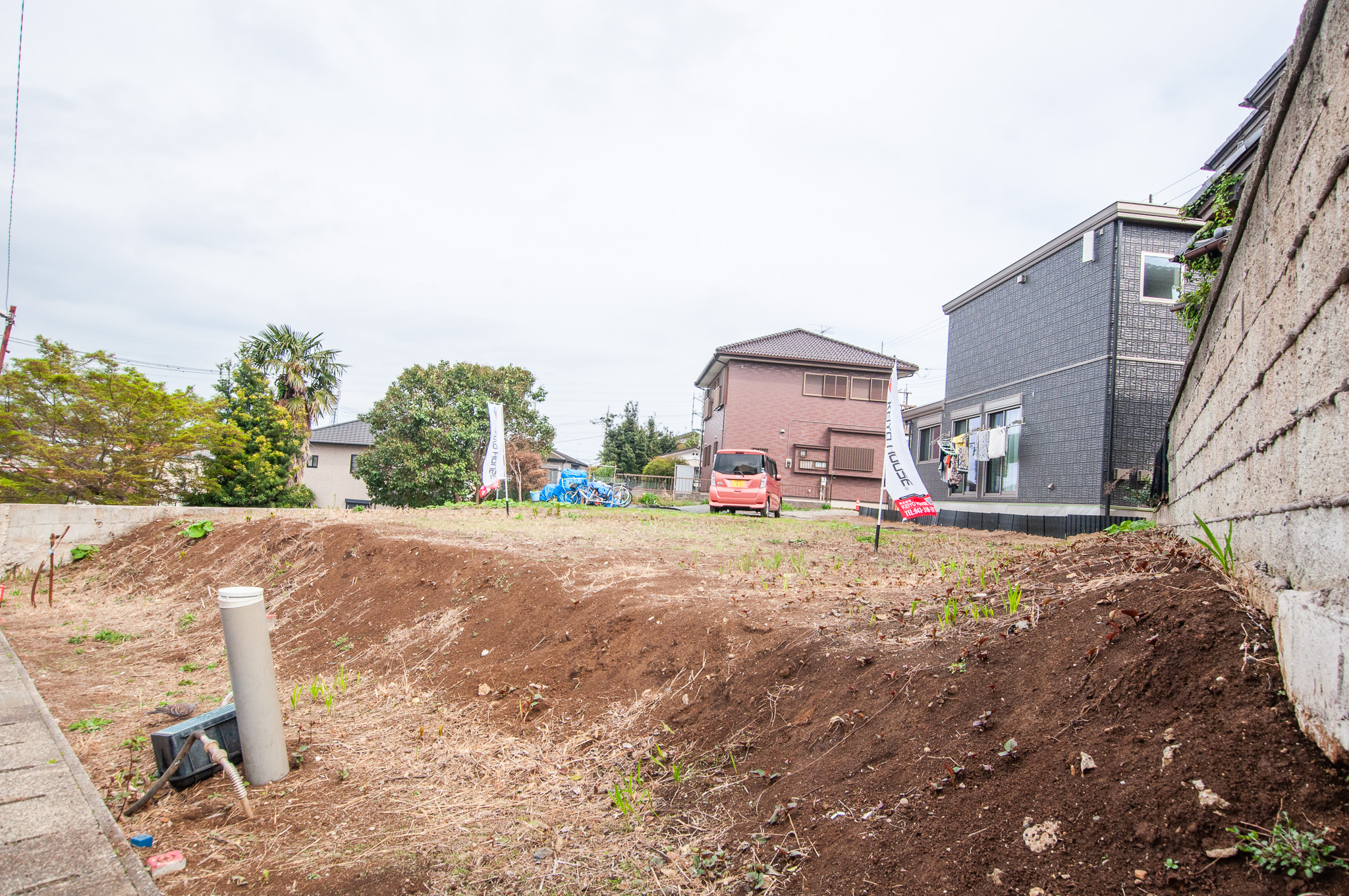 土地49坪のゆとりの敷地の画像